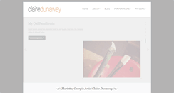 Desktop Screenshot of clairedunaway.com